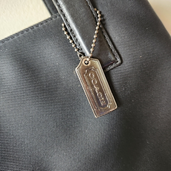 Coach Black Nylon Tote - Picture 5 of 11